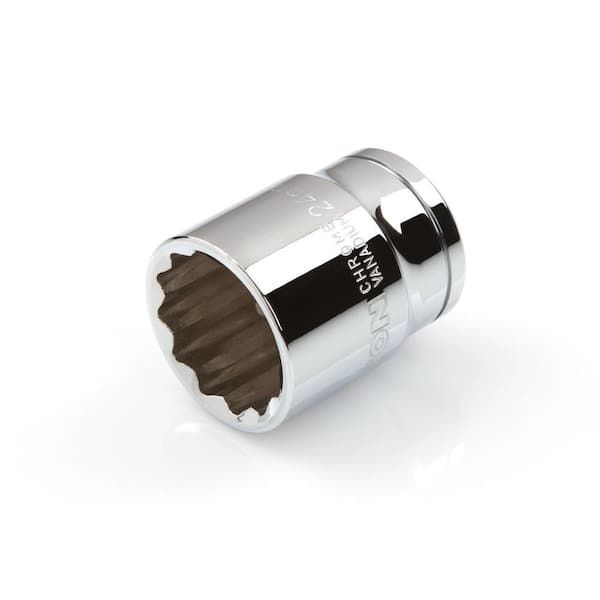 TEKTON 1/2 in. Drive 24 mm 12-Point Shallow Socket