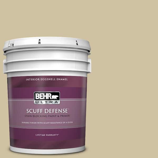 BEHR ULTRA 5 gal. #S330-3 Seasoned Salt Extra Durable Eggshell Enamel Interior Paint & Primer