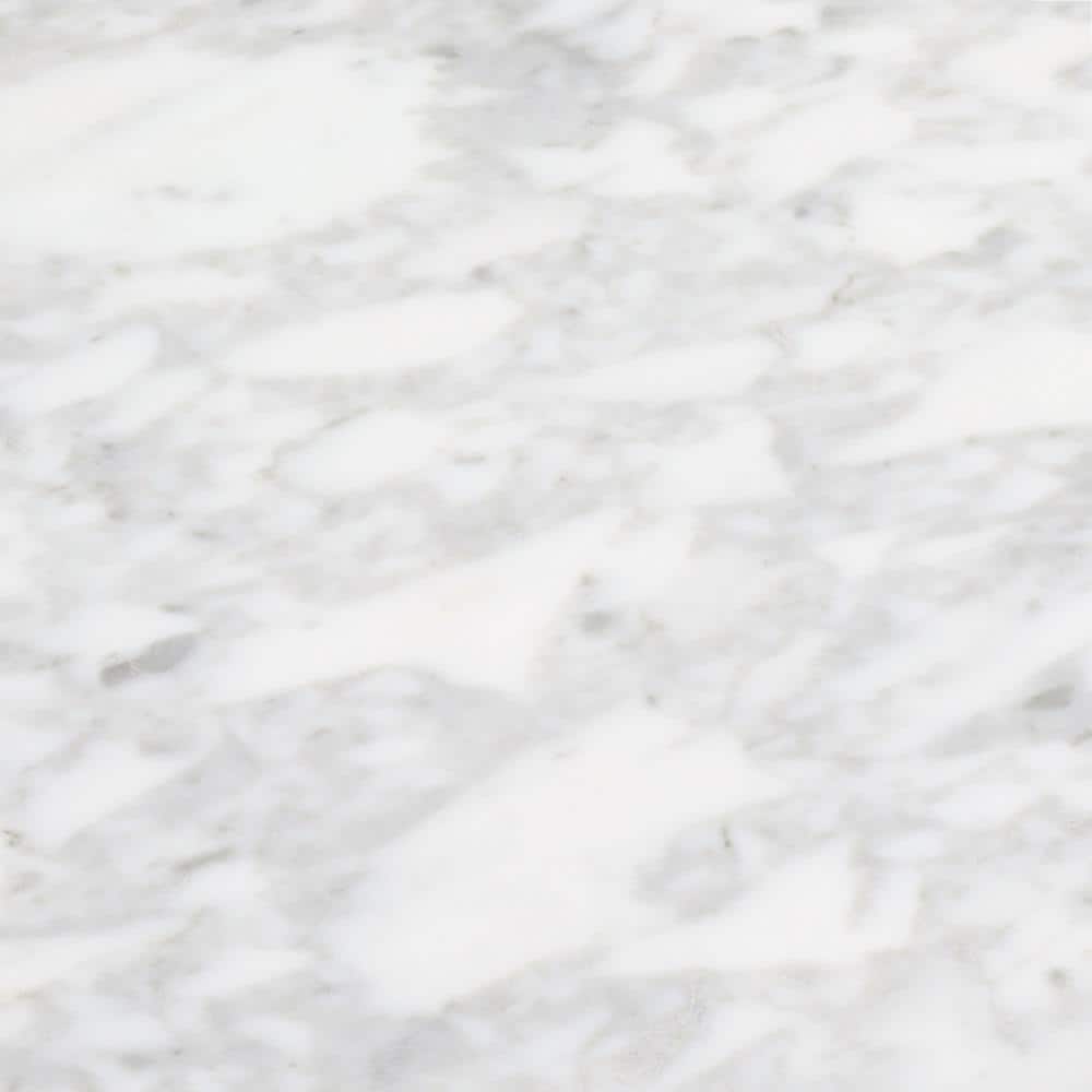Sheffield 72" White Marble Top Double Vanity