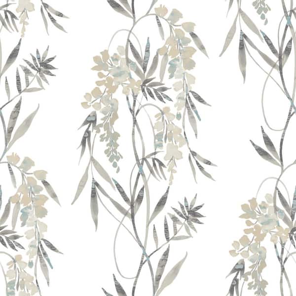 RoomMates 30.75 sq.ft. Nouveaux Wisteria Peel and Stick Wallpaper