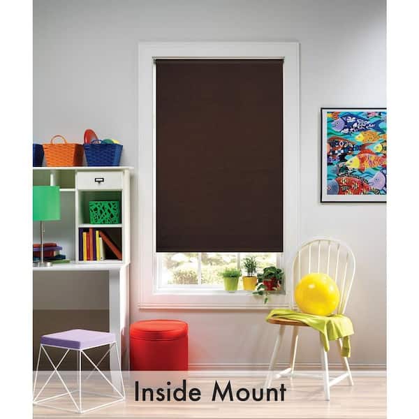 Bali Cut-to-Size Cut-to-Size Java Cordless Blackout Fade resistant Roller Shades 69 in. W x 72 in. L