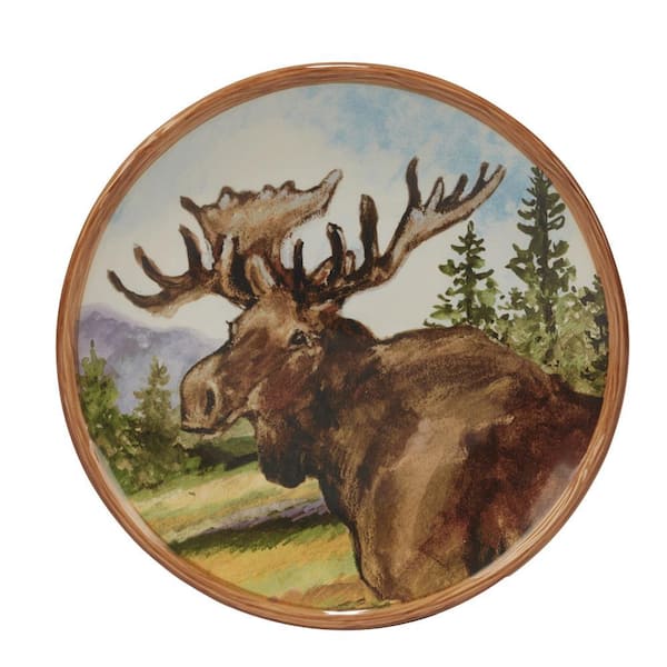 Certified International Mountain Summit Assorted Colors Dessert Plates (Set of 4)