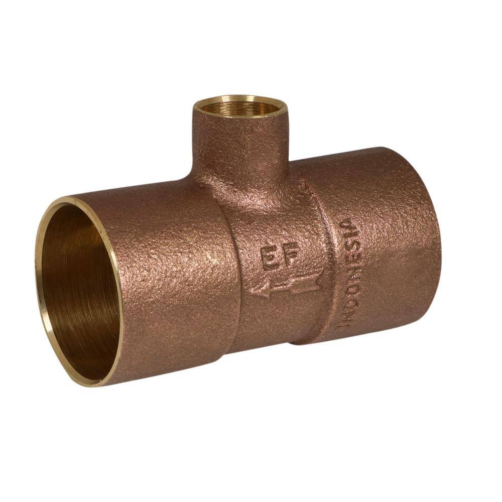 1-1/4 x 1/2 in. Brass Sweat Monoflow Tee for Hot Water Heating System-Radiator, Convector, Baseboard, Kick Space Heater price history on PriceWatchPro
