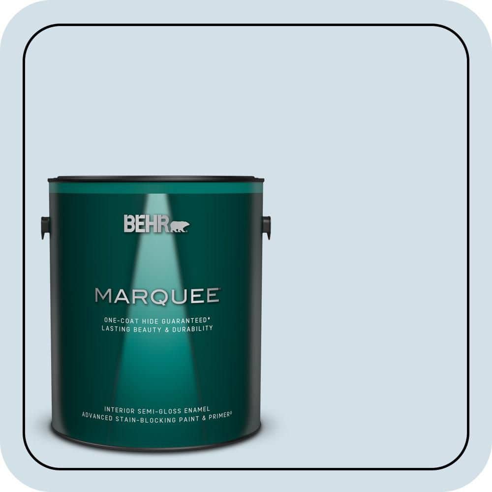 1 gal. #580E-1 Rain Drop Semi-Gloss Enamel Interior Paint & Primer price history on PriceWatchPro