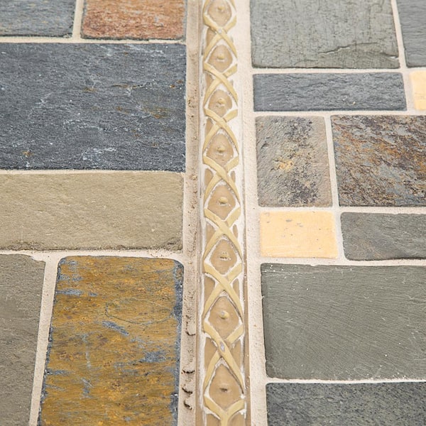 Best Seller Jeffrey Court Rust Block Medley 11.75 in. x 11.75 in. x 11.5mm Slate Mosaic Floor and Wall Tile Best Seller Jeffrey Court Rust Block Medley 11.75 in. x 11.75 in. x 11.5mm Slate Mosaic Floor and Wall Tile
