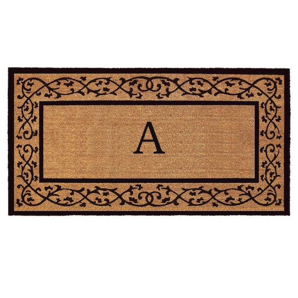 Calloway Mills Abbington Monogram Doormat 3' x 6' (Letter A)