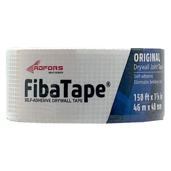 FibaTape Standard White 1-7/8 in. x 150 ft. Self-Adhesive Mesh Drywall Joint Tape