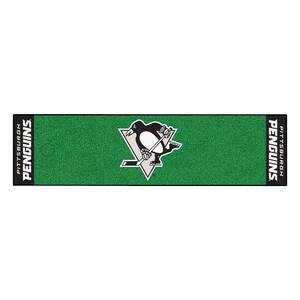 NHL Pittsburgh Penguins 1 ft. 6 in. x 6 ft. Indoor 1-Hole Golf Practice Putting Green