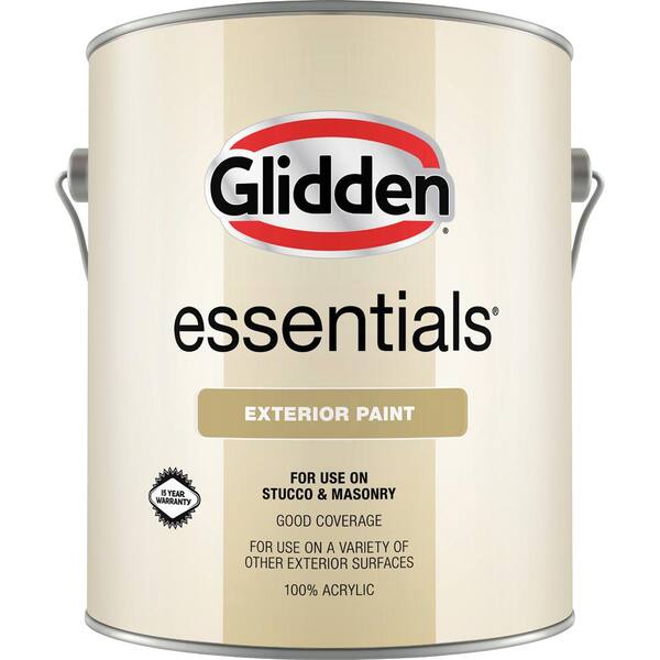 Glidden Essentials 1 gal. PPG1098-1 Milk Paint Semi-Gloss Interior Paint  PPG1098-1E-01SG - The Home Depot