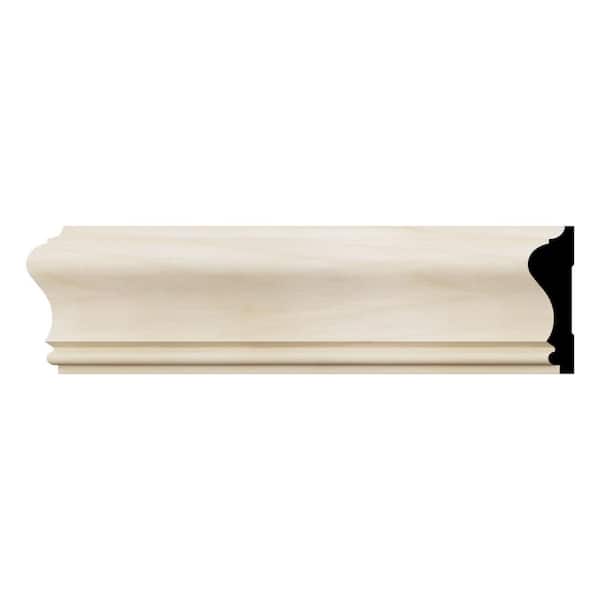 WM390 0.69 in. D x 2.63 in. W x 96 in. L Wood (Poplar) Chair Rail Molding