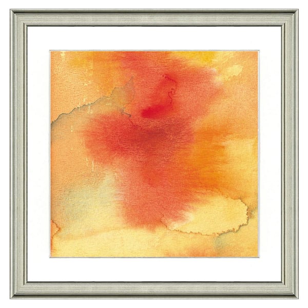 Vintage Print Gallery "Whimsical watercolor III" Framed Archival Paper Wall Art (24 in. x 24 in. full size)