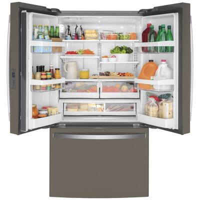23.1 cu. ft. French Door Refrigerator in Slate, Fingerprint Resistant, Counter Depth and ENERGY STAR