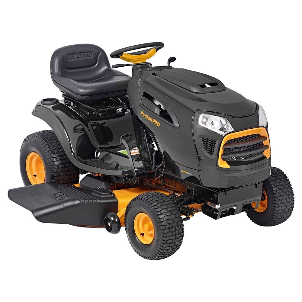 Poulan Pro PP20VA46 46 20 HP V-Twin Briggs Stratton Automatic Gas  Front-Engine Lawn Tractor 960460079 The Home Depot