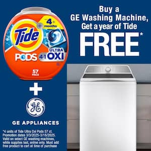 4.0 cu. ft. Top Load Washer in White with Stainless Steel Basket and Water Level Control