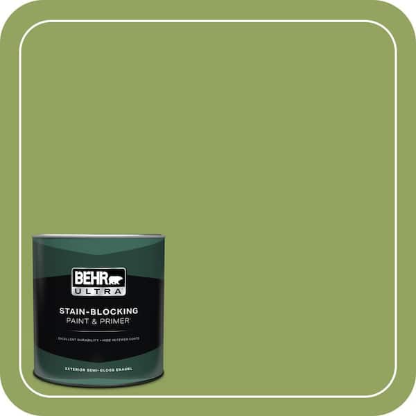 BEHR ULTRA 1 qt. Home Decorators Collection #HDC-MD-15 Zesty Apple Semi-Gloss Enamel Exterior Paint & Primer