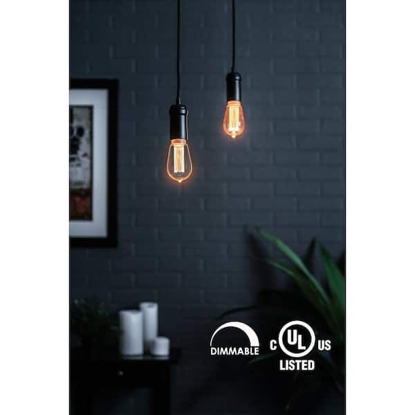 Next Glow 35002 Decorative Drop Style LED Light Bulb | Amber