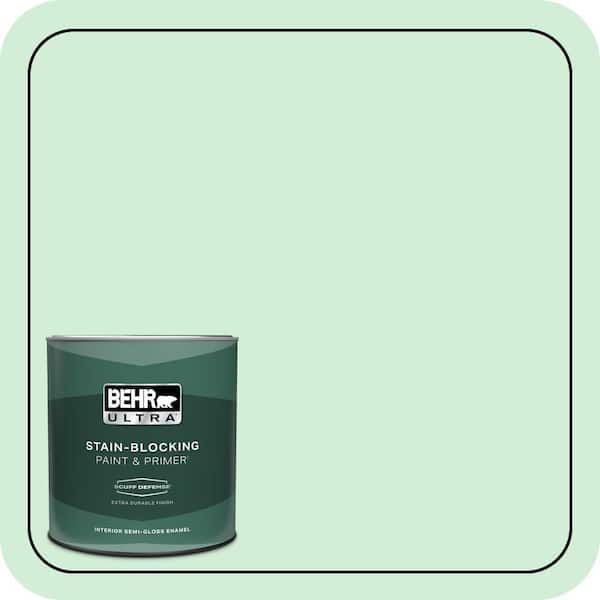 BEHR ULTRA 1 qt. #P400-2 End of the Rainbow Extra Durable Semi-Gloss Enamel Interior Paint & Primer