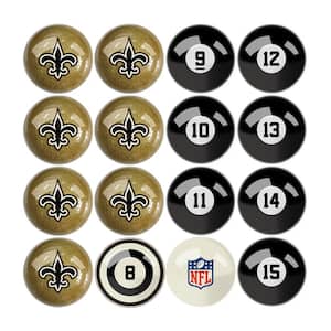 New Orleans Saints Billiard Balls With Numbers