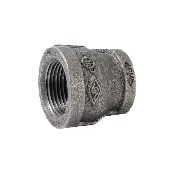 Southland 1 in. x 3/4 in. Black Malleable Iron FPT x FPT Reducing Coupling Fitting