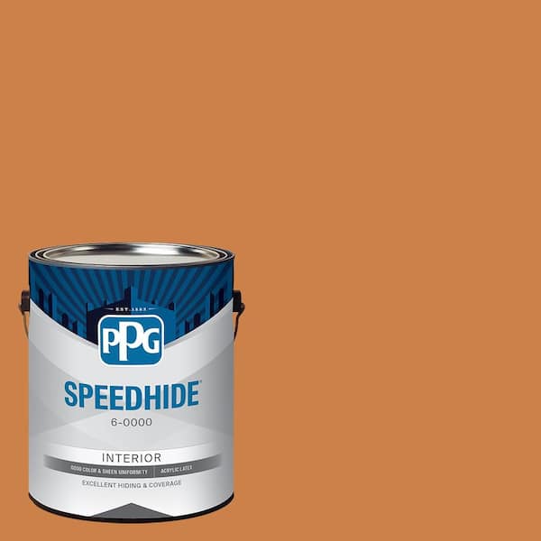 1 gal. PPG1201-6 Gingerbread Satin Interior Paint