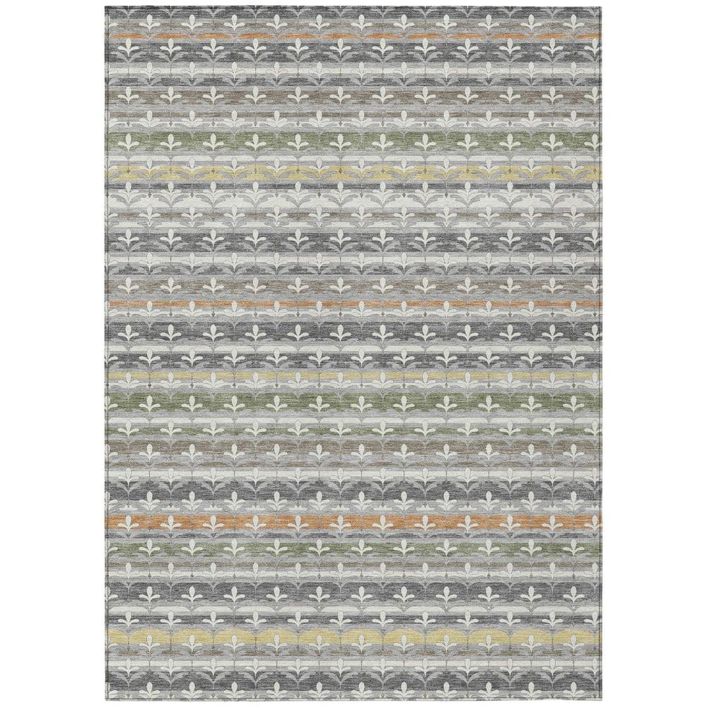 Chantille Machine Washable Indoor/Outdoor Abstract ACN2479 Gray 3 ft. x 4 ft. Area Rug price history on PriceWatchPro