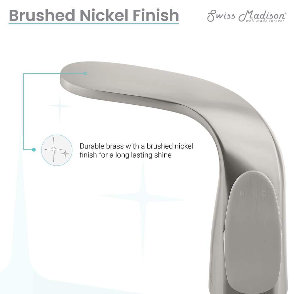 Chateau Brushed Nickel Single-Handle Bathroom Faucet