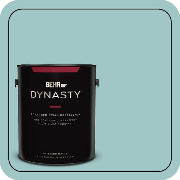 BEHR DYNASTY 1 gal. Home Decorators Collection #HDC-SP16-08 Blue Bell Matte Interior Stain-Blocking Paint & Primer