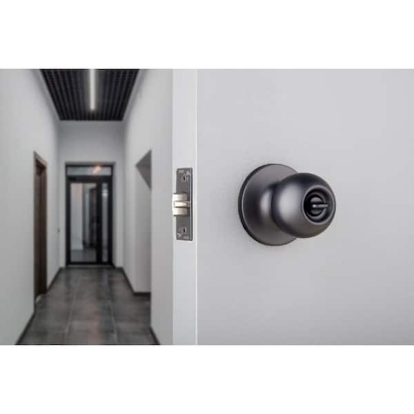 Light Duty Commercial Entry Knob, UL 3-Hour Fire ANSI Grade 2, Matte Black Finish