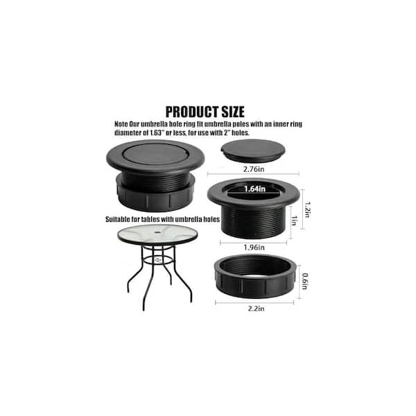 8foot oblong patio umbrella Treasure Garden 8x10 ft Outdoor Patio Umbrella (Rectangular, High-Perf