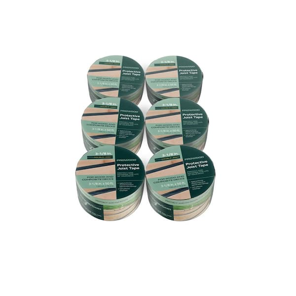 3-1/8 in. x 50 ft. Butyl Joist Tape (6-Pack)