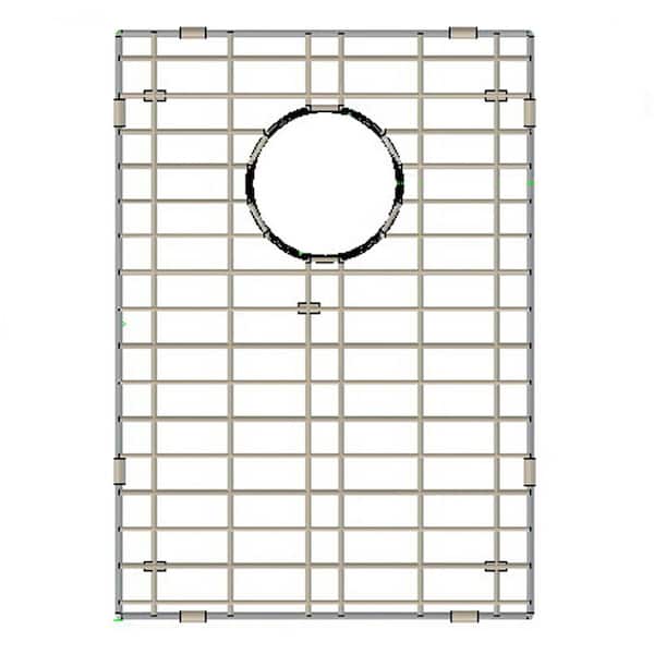 Yosemite Home Decor 17.5 in. x 12.5 in. Bottom Sink Grid in Stainless Steel