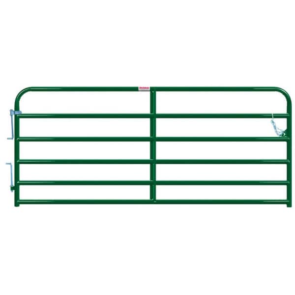 Big Valley 10 ft. W x 4 ft. H Green Steel Heavy-Duty Gate