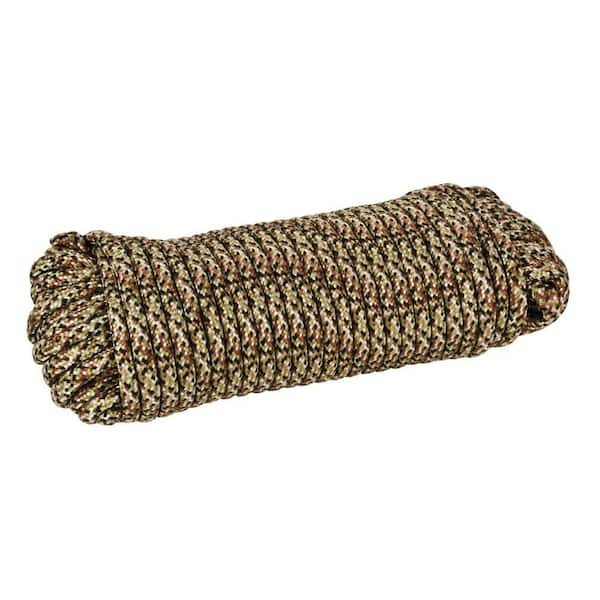 Everbilt 1/8 in. x 50 ft. Paracord, Forest Camouflage 52662 - The