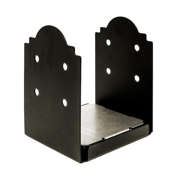 Simpson Strong-Tie Post Base for 10x10 Black Powder-Coated Outdoor Accents
