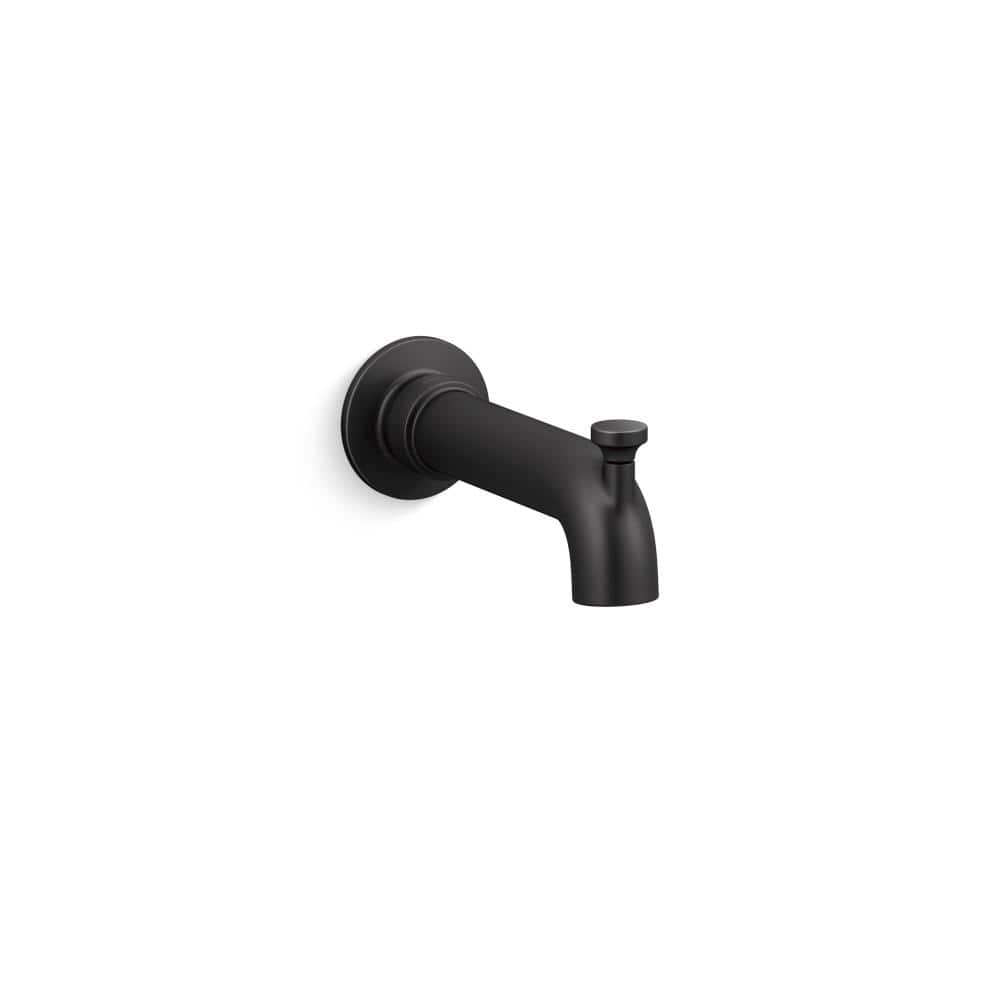 KOHLER Castia By Studio McGee WallMount Bath Spout With Diverter in Matte Black 35923BL The