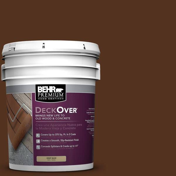 BEHR Premium DeckOver 5 gal. #SC-123 Valise Solid Color Exterior Wood and Concrete Coating
