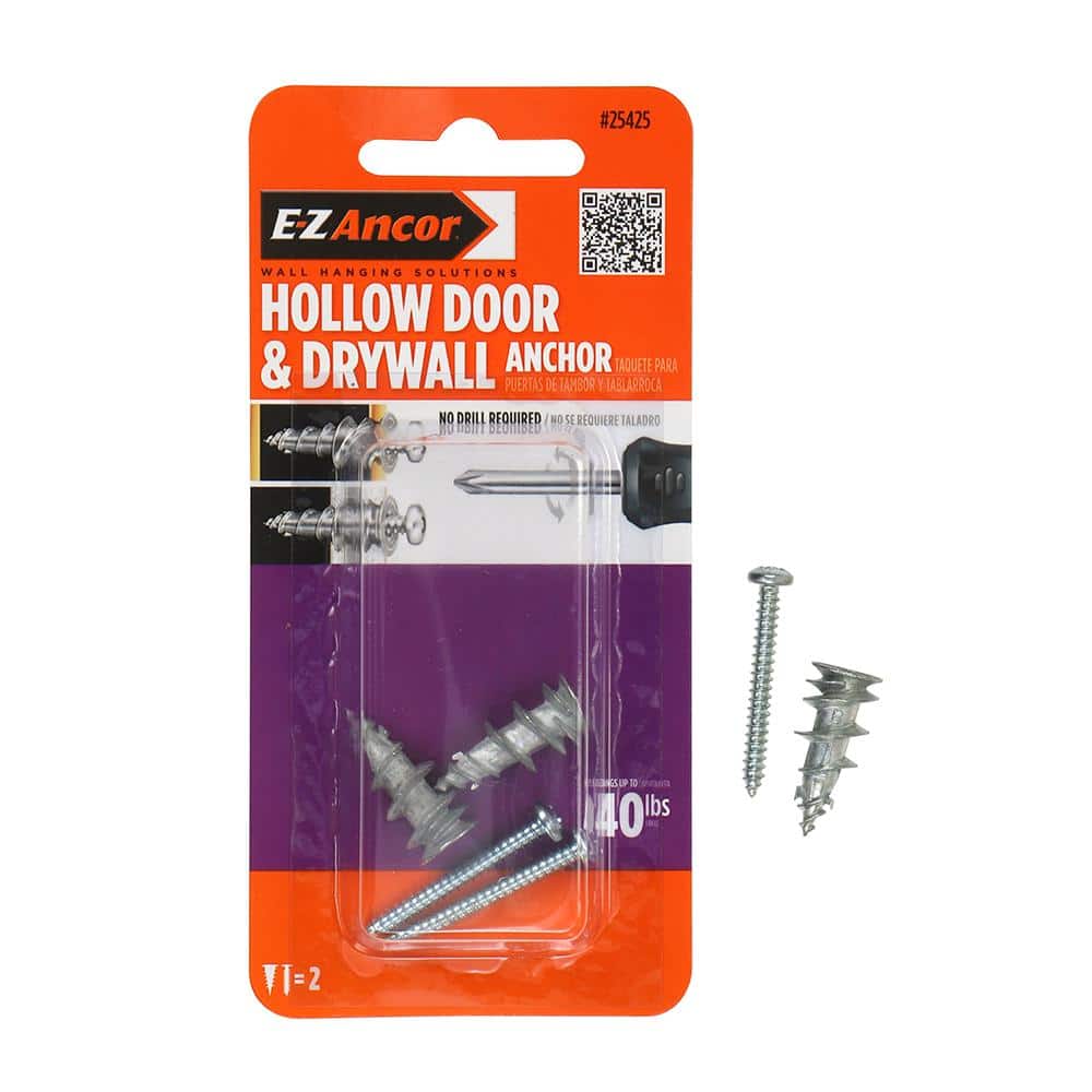 EZ Ancor Stud Solver 40 lbs. 6 x 11/4 in. Hollow Door and Drywall