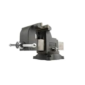 Shop Bench Vise, 4 in. Jaw Width, 4 in. Max Jaw Opening, 2-3/4 in. Throat (WS4)