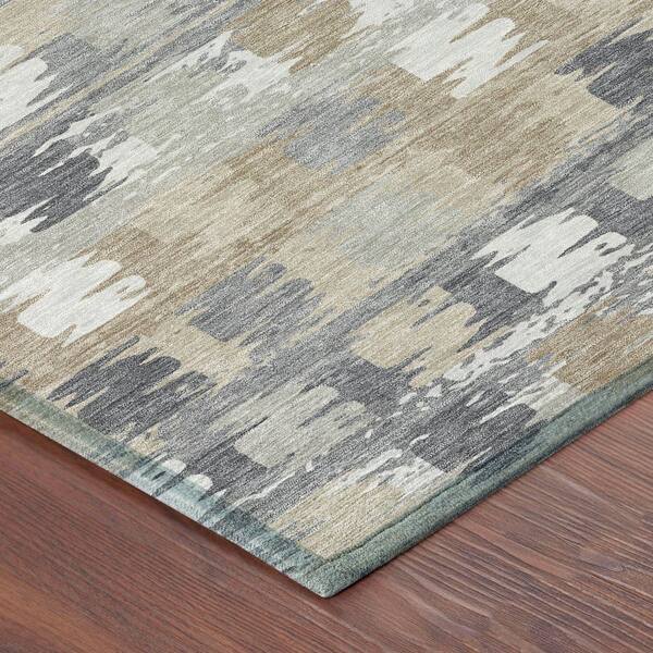 Chantille Machine Washable Indoor/Outdoor Abstract ACN2673 Beige 3 ft. x 4 ft. Area Rug