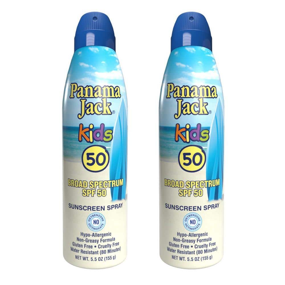 5.5 oz. Continuous Spray Kids Sunscreen SPF 50-Moisturizer (2 Pack)