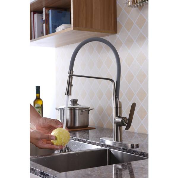 ANZZI Accent Single-Handle 180° Spout Swivel Pull-Down Sprayer