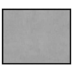 Svelte Noir Black 41 in. x 33 in. Framed Magnetic Board