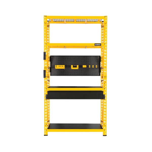 DEWALT Yellow 4-Tier Steel Garage Storage Shelving Unit (50 in. W