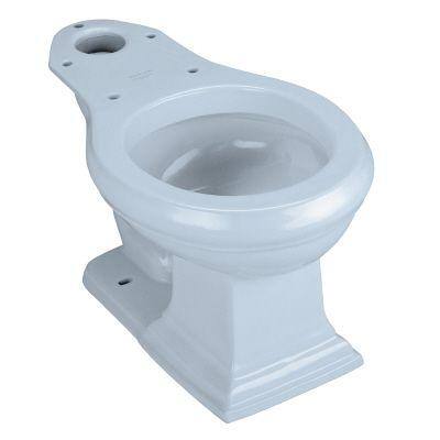 KOHLER Memoirs Round Front Seatless Toilet Bowl Only in Skylight-DISCONTINUED