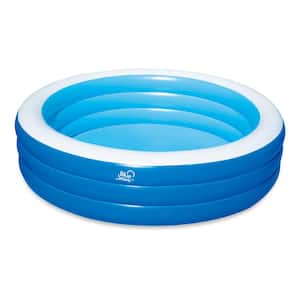 7.5 ft. x 7.5 ft. Round 22 in. Deep Inflatable Pool with Cover