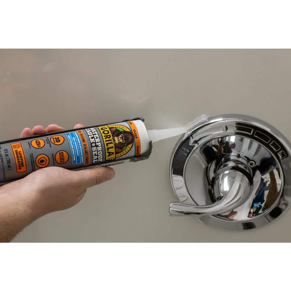 Clear Silicone Waterproof Caulk & Sealant Pack of 12