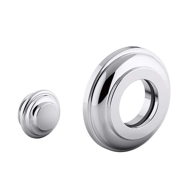 KOHLER 1-Handle Wall-Mount Shower Arm Trim Kit Traditional in Polished Chrome