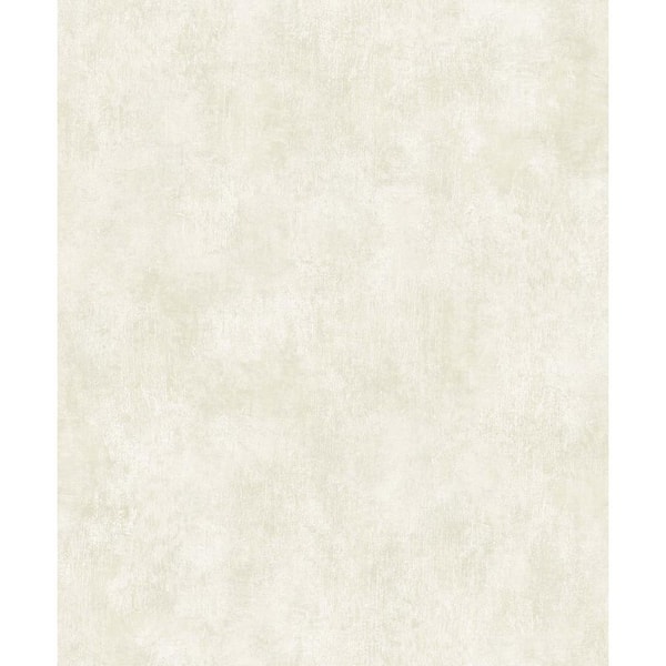 Seabrook Designs 57.5 sq. ft. Warm Pearl Claire Faux Suede Nonwoven Paper Unpasted Wallpaper Roll