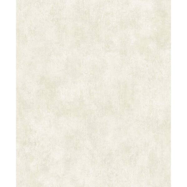 Seabrook Designs 57.5 sq. ft. Warm Pearl Claire Faux Suede Nonwoven ...