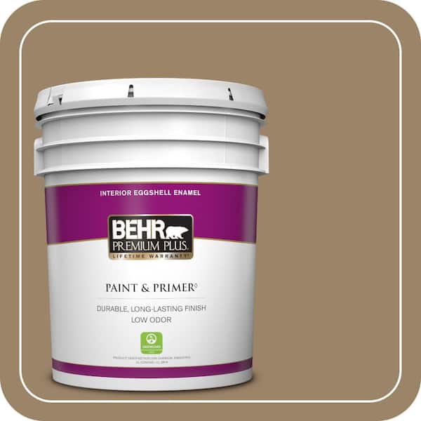 BEHR PREMIUM PLUS 5 gal. #PPU7-04 Collectible Eggshell Enamel Low Odor Interior Paint & Primer